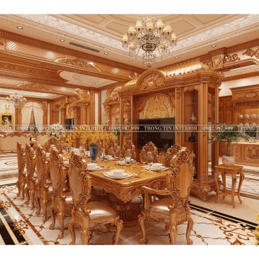 Phòng Ăn Cổ Điển Mẫu 3