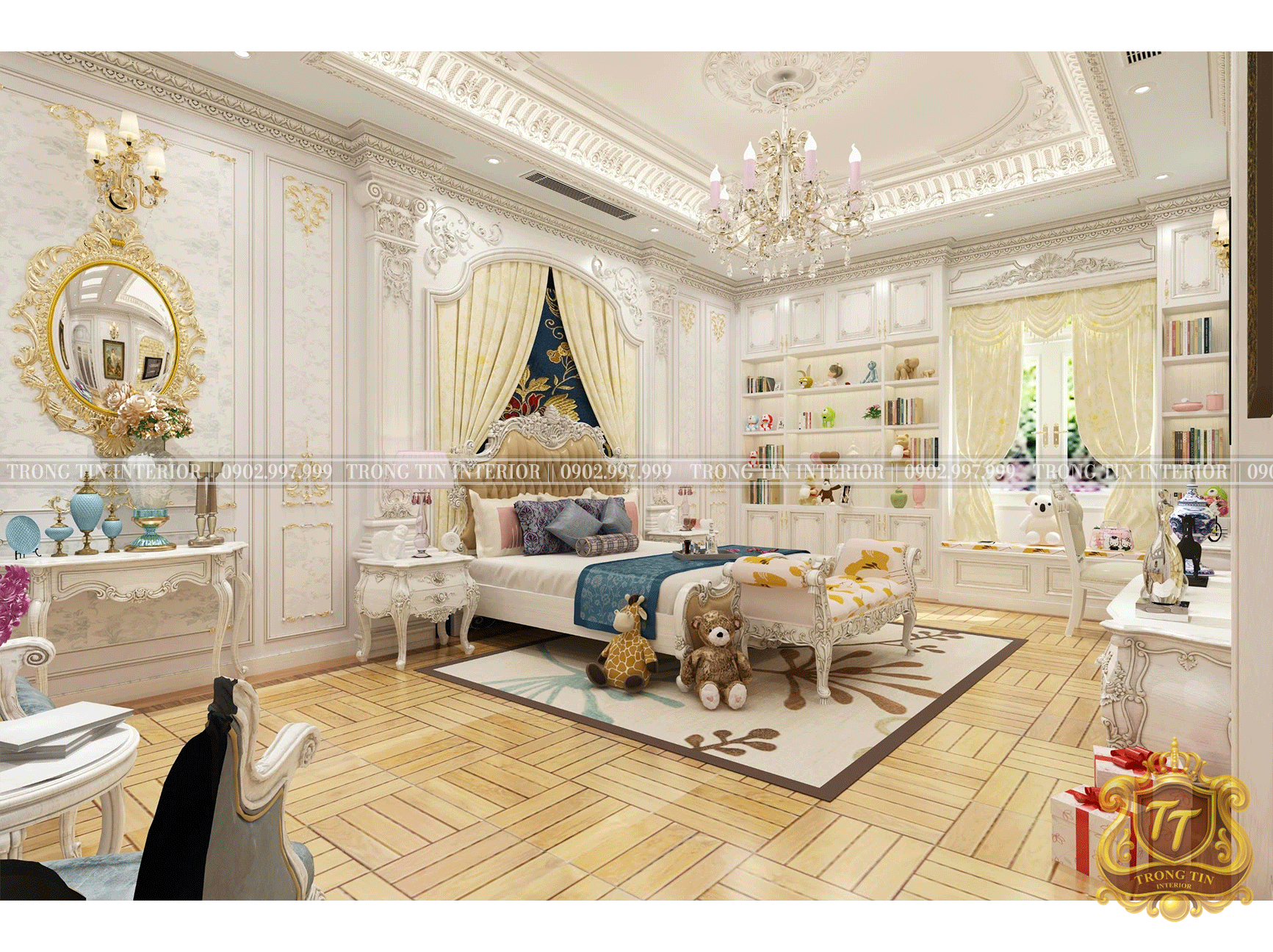 Phòng Ngủ Cổ Điển Mẫu 3