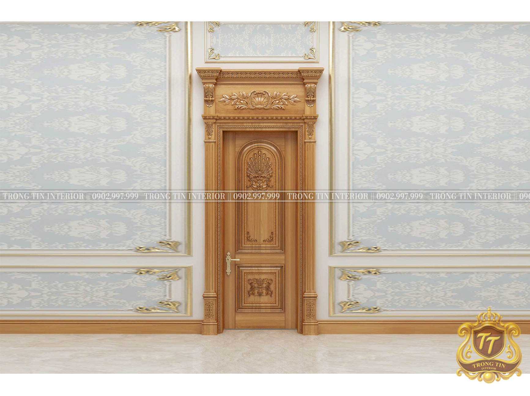 Cửa Phòng Cổ Điển Mẫu 2