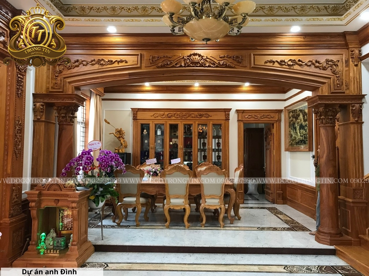Phong thủy trong lắp đặt nội thất.