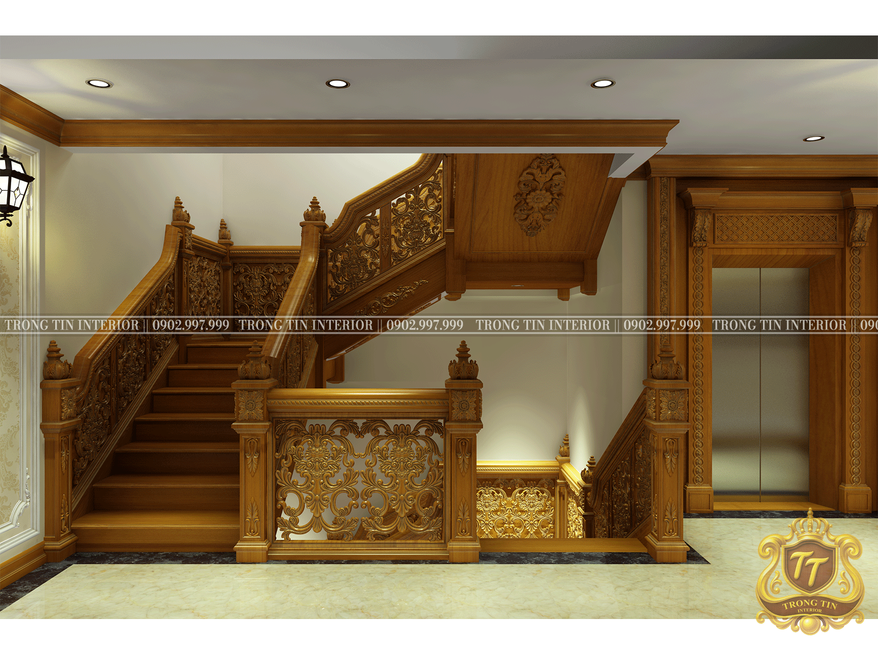 Cầu Thang Cổ Điển Mẫu 2